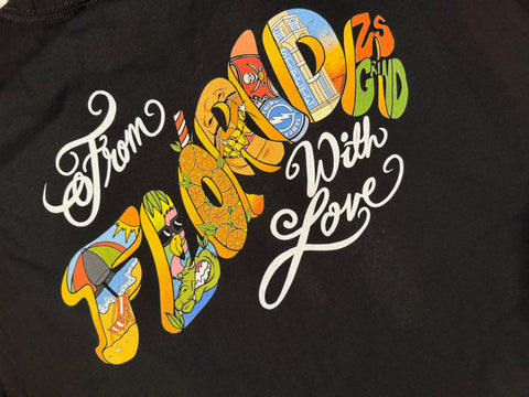 Blk Florida with love tee